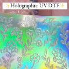 Holographic UV DTF Cup Wraps