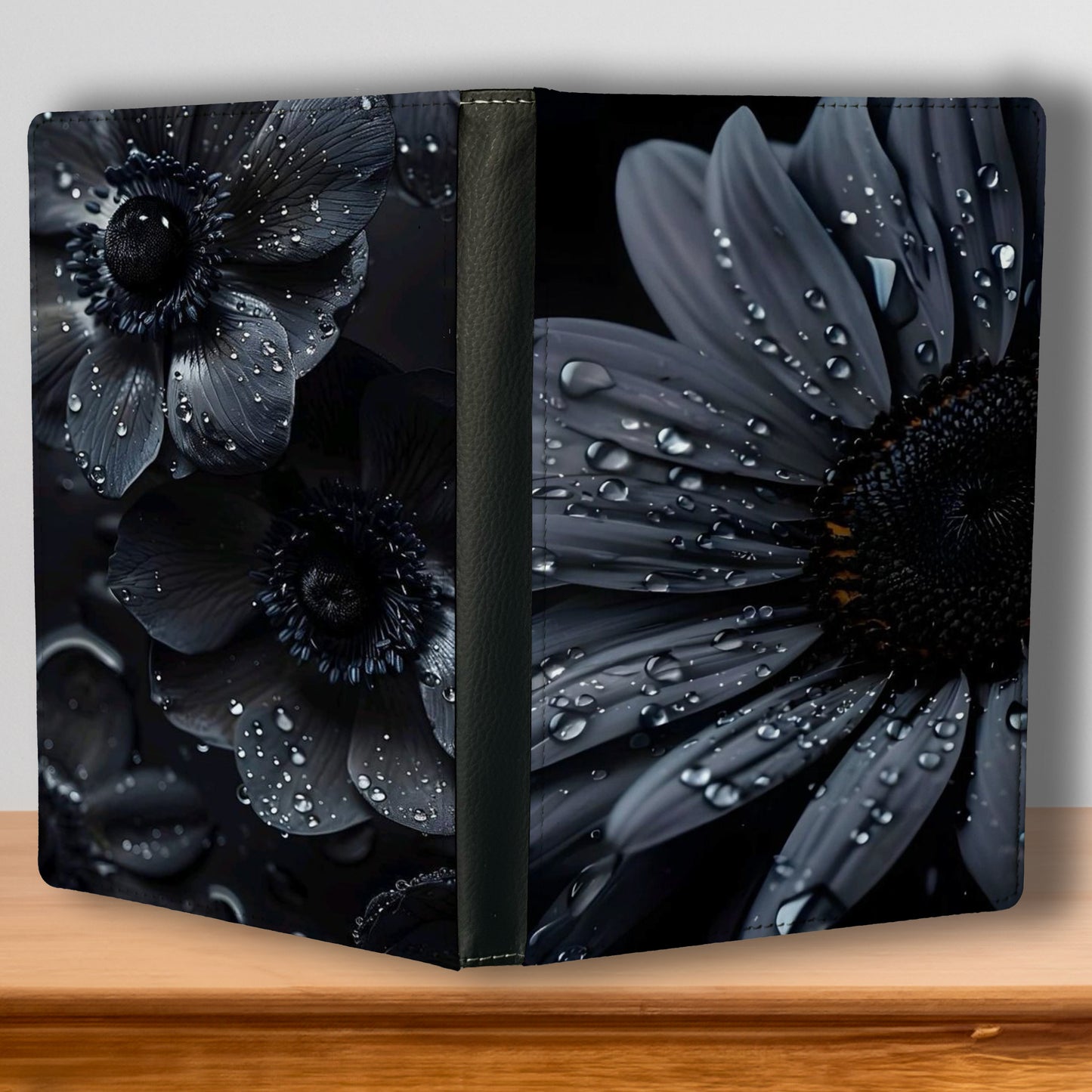 Dark Rain Soaked Flowers
