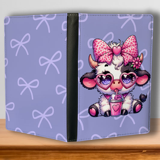 Purple Bow Cow