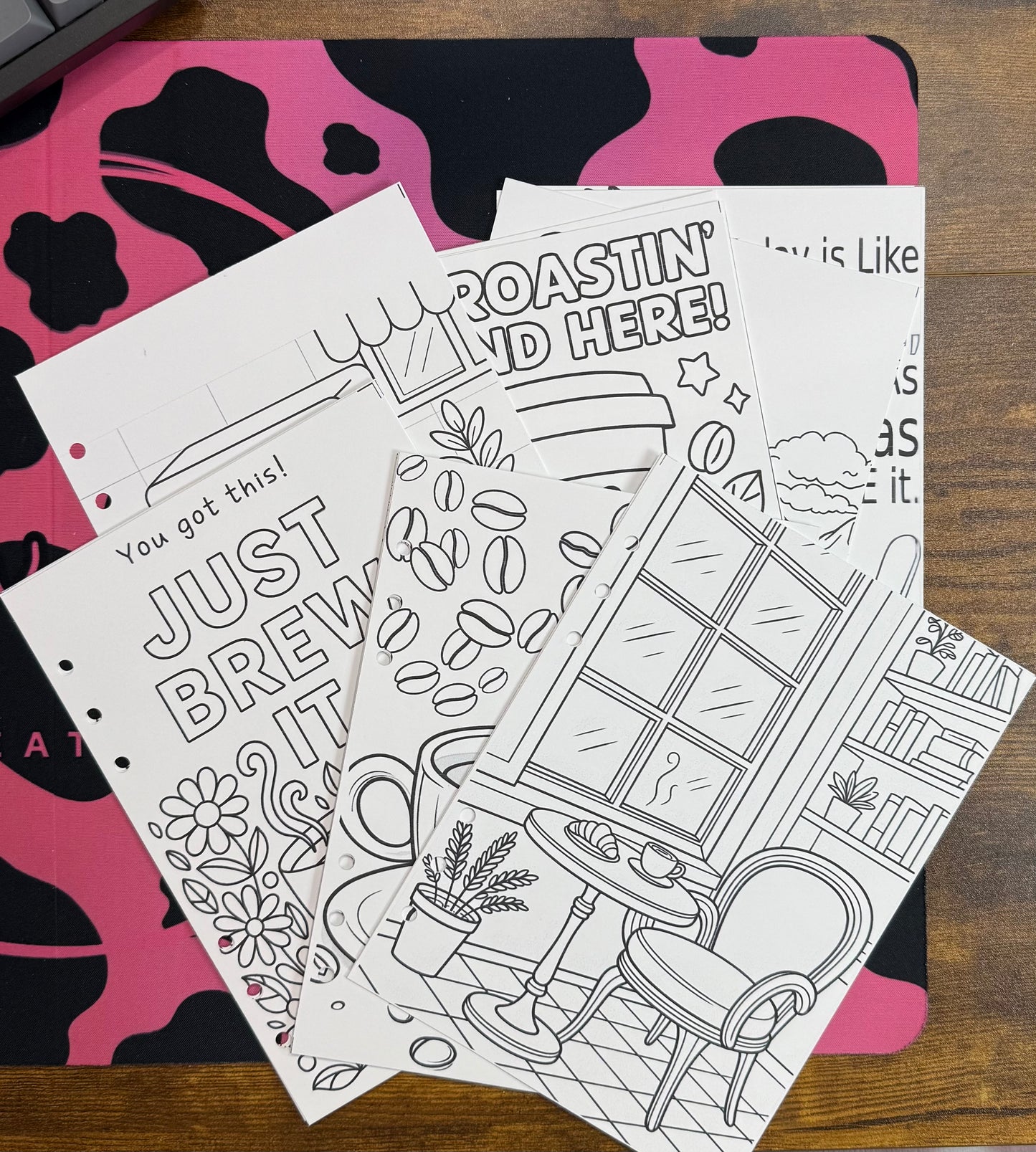 Coloring Page Inserts