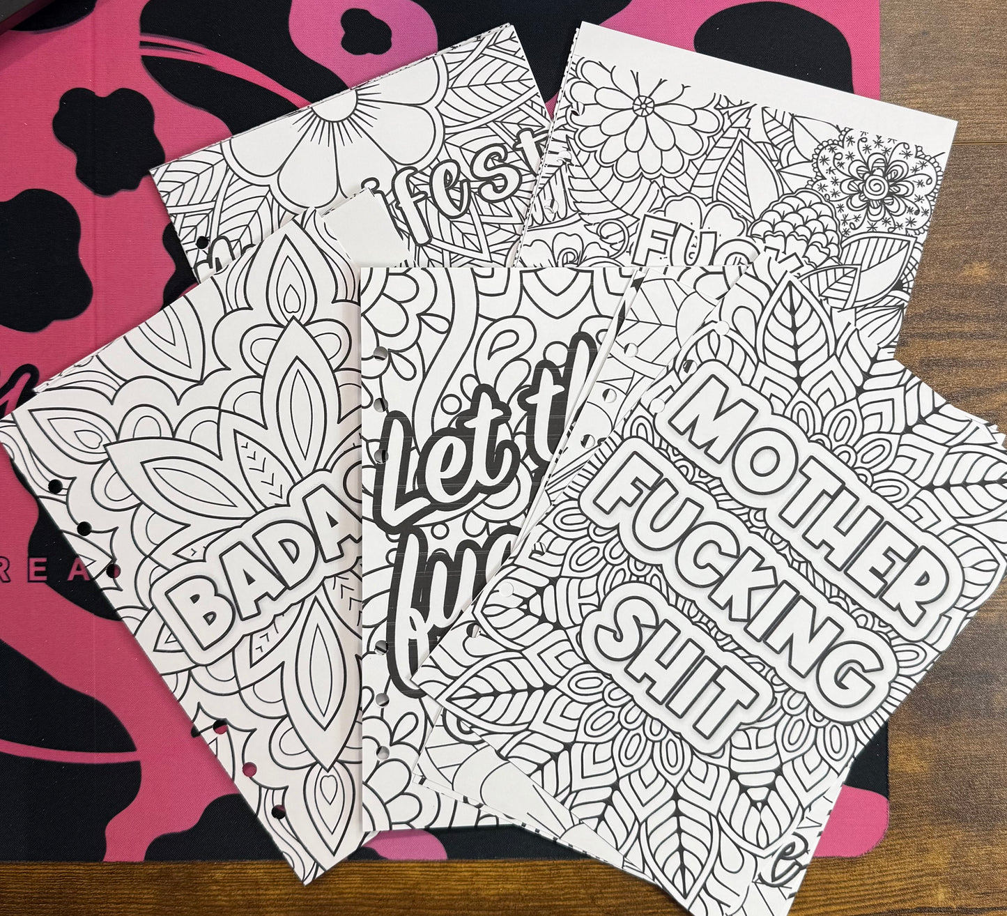 Coloring Page Inserts