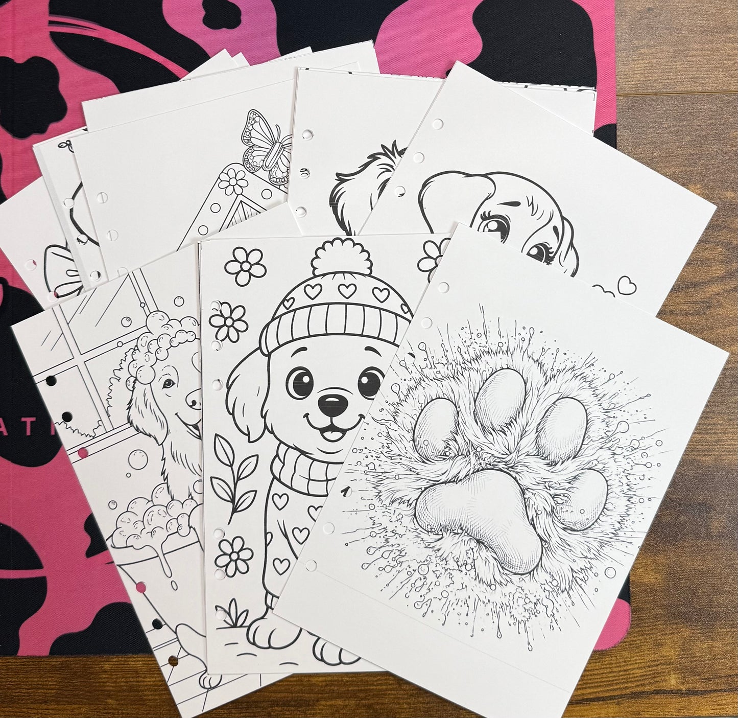 Coloring Page Inserts