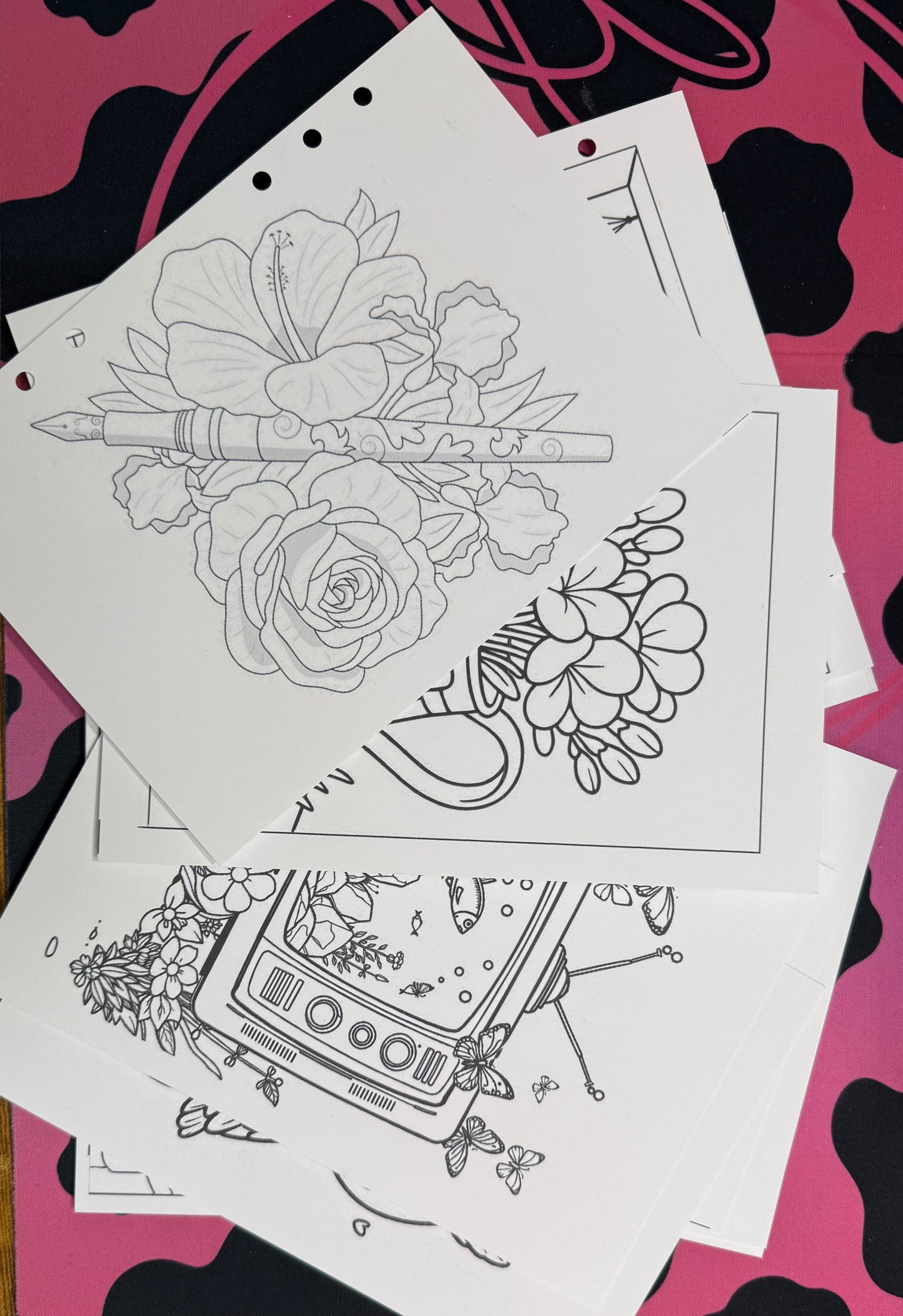 Coloring Page Inserts