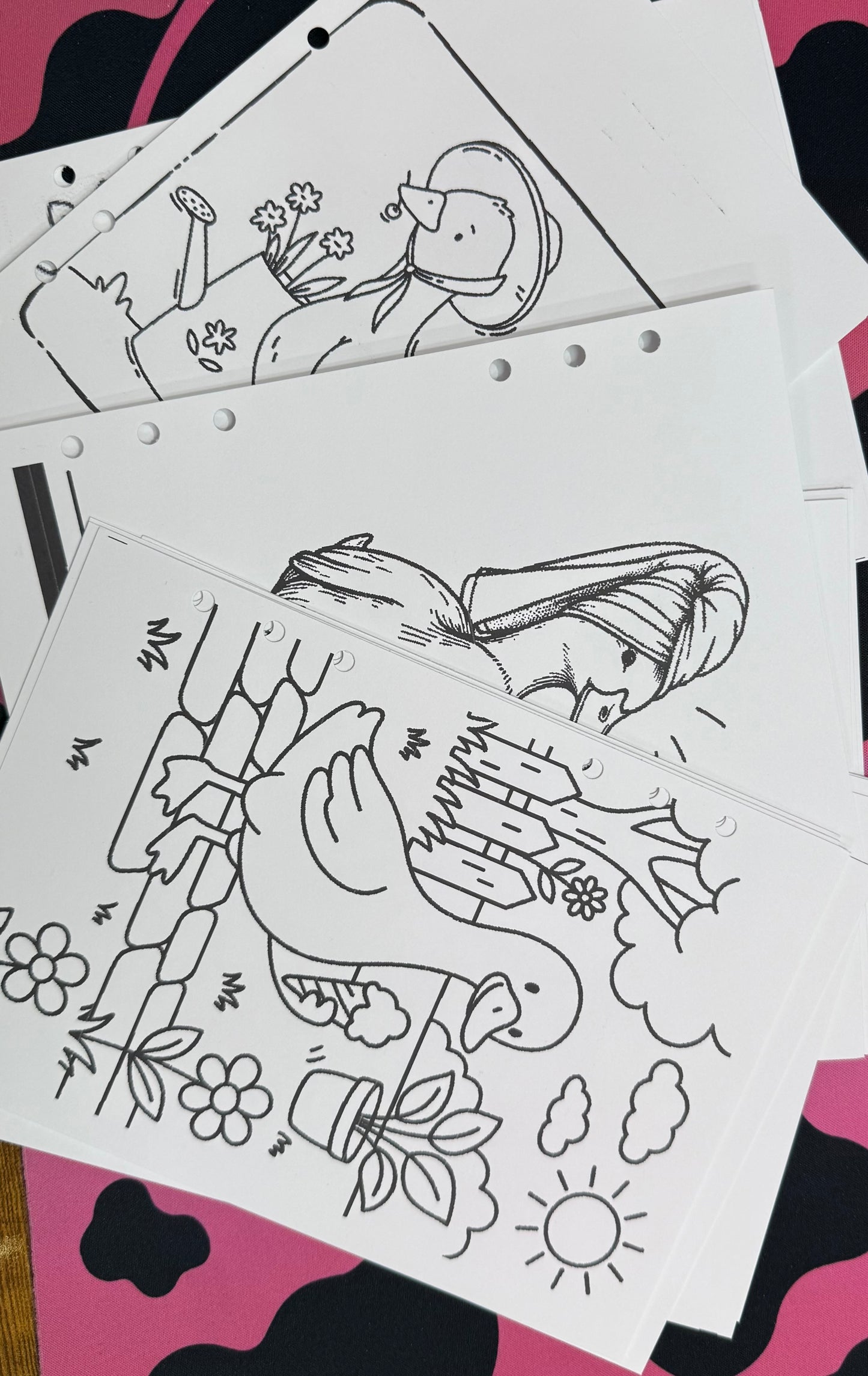Coloring Page Inserts