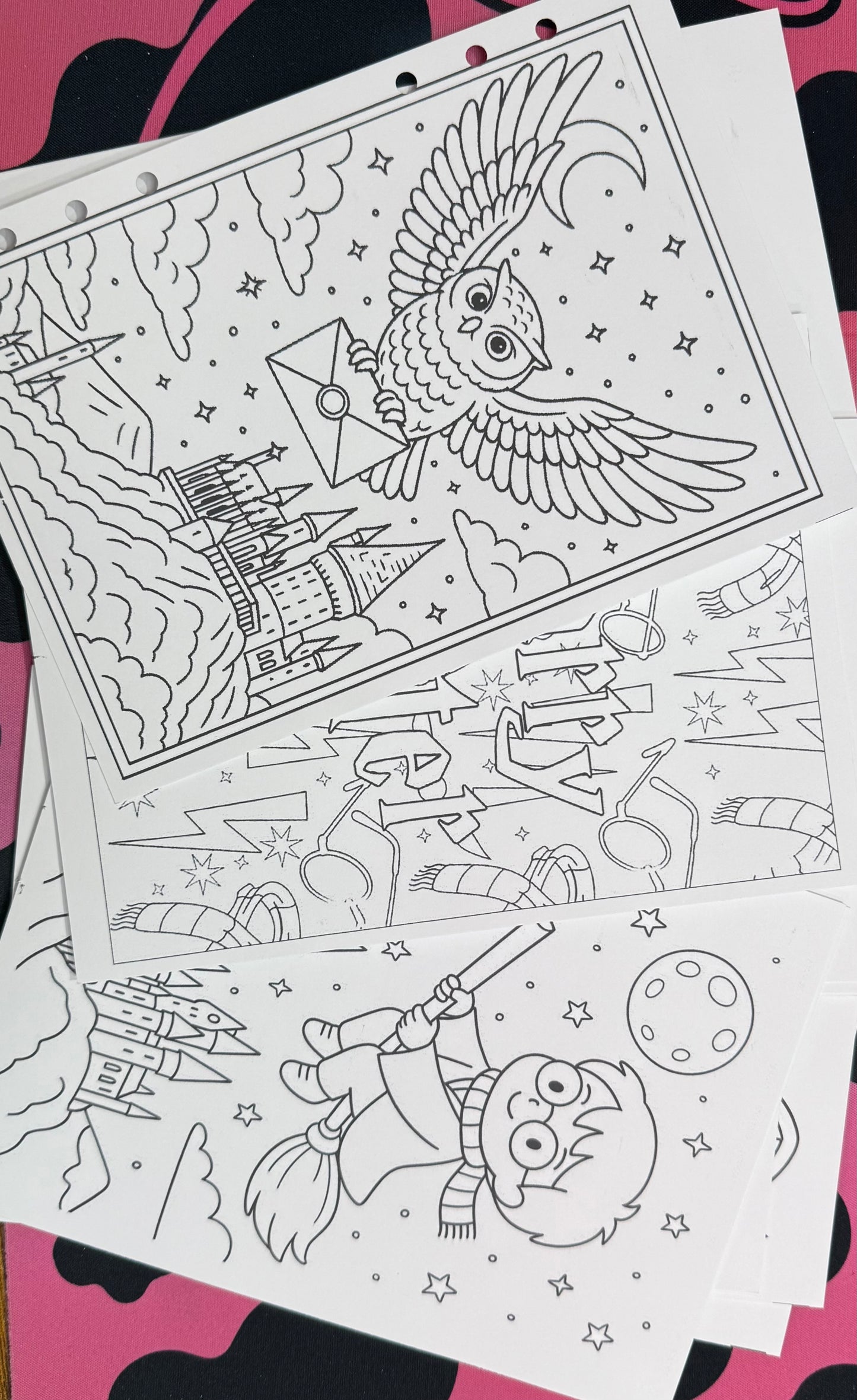 Coloring Page Inserts