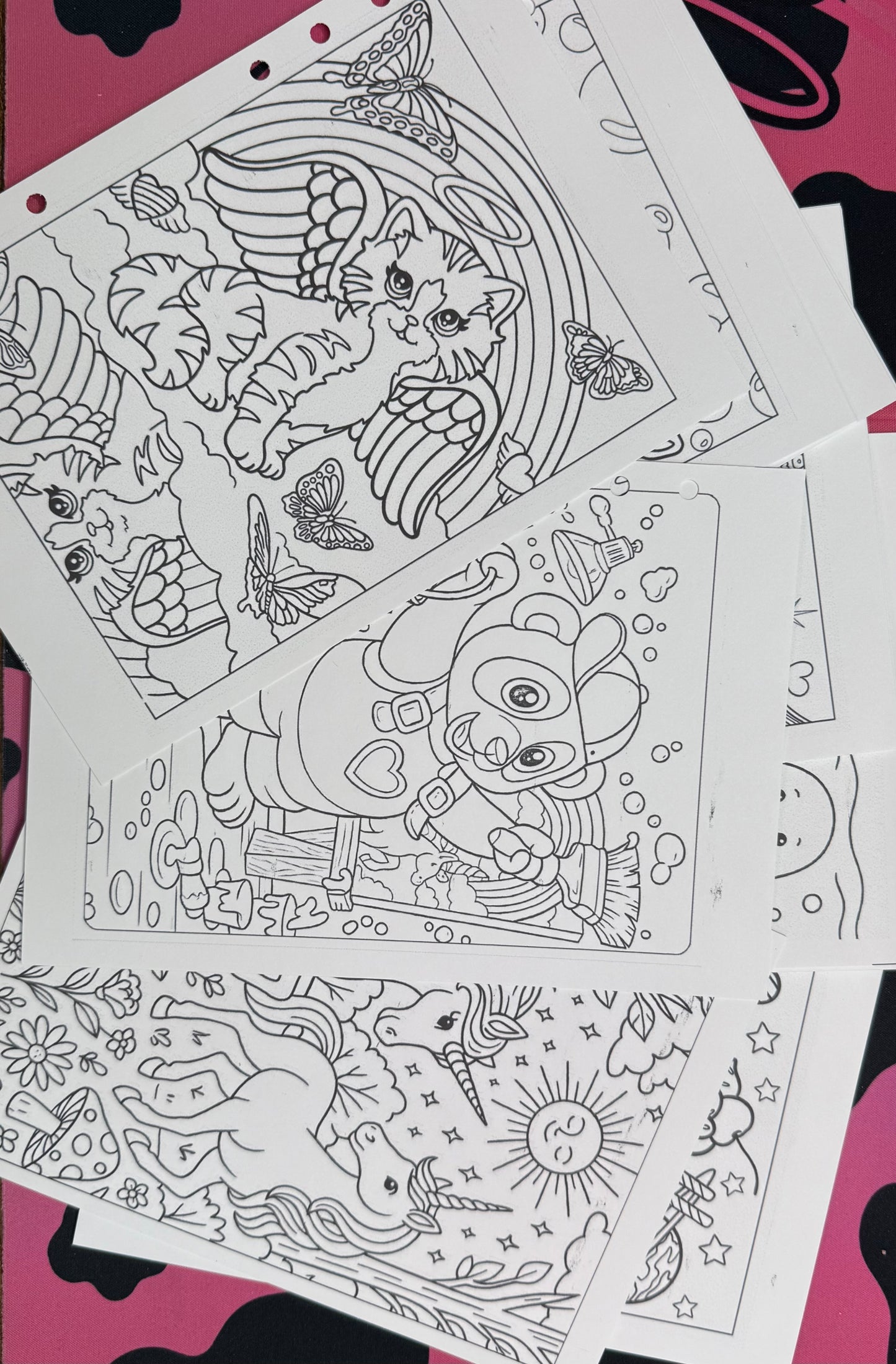 Coloring Page Inserts