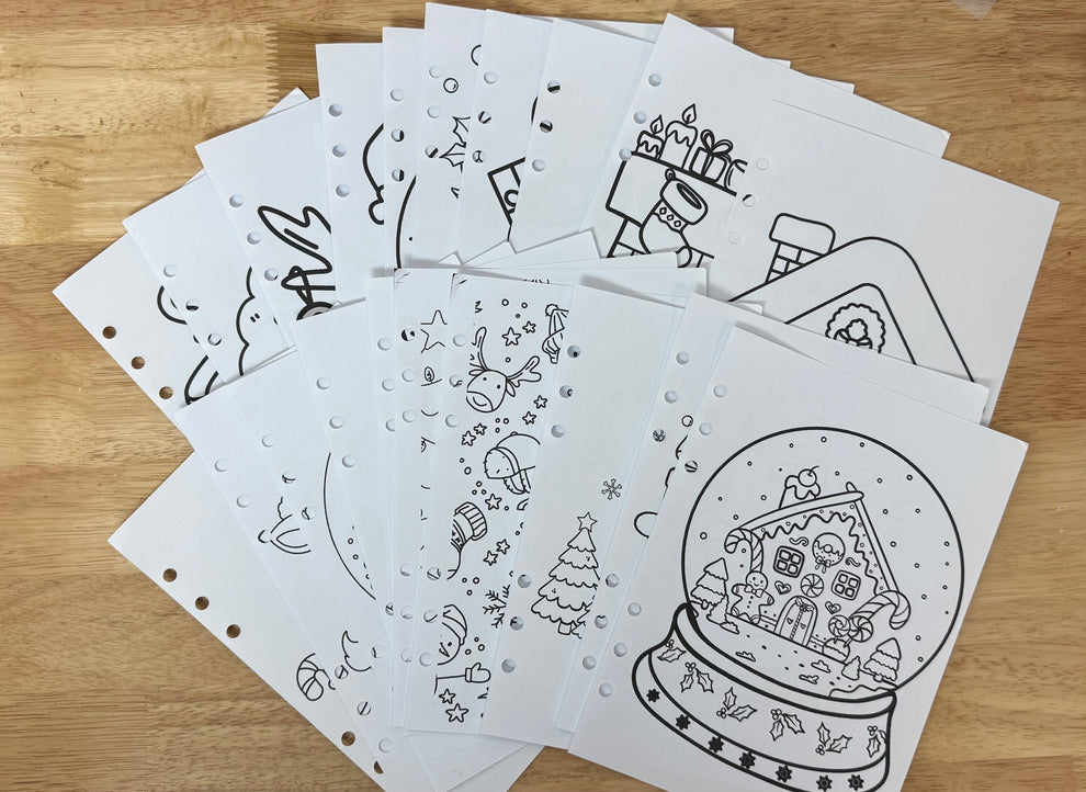 Coloring Page Inserts – Brew Gals Creations