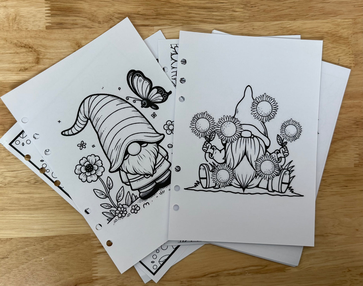 Coloring Page Inserts