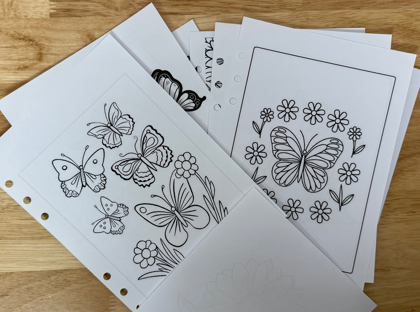 Coloring Page Inserts