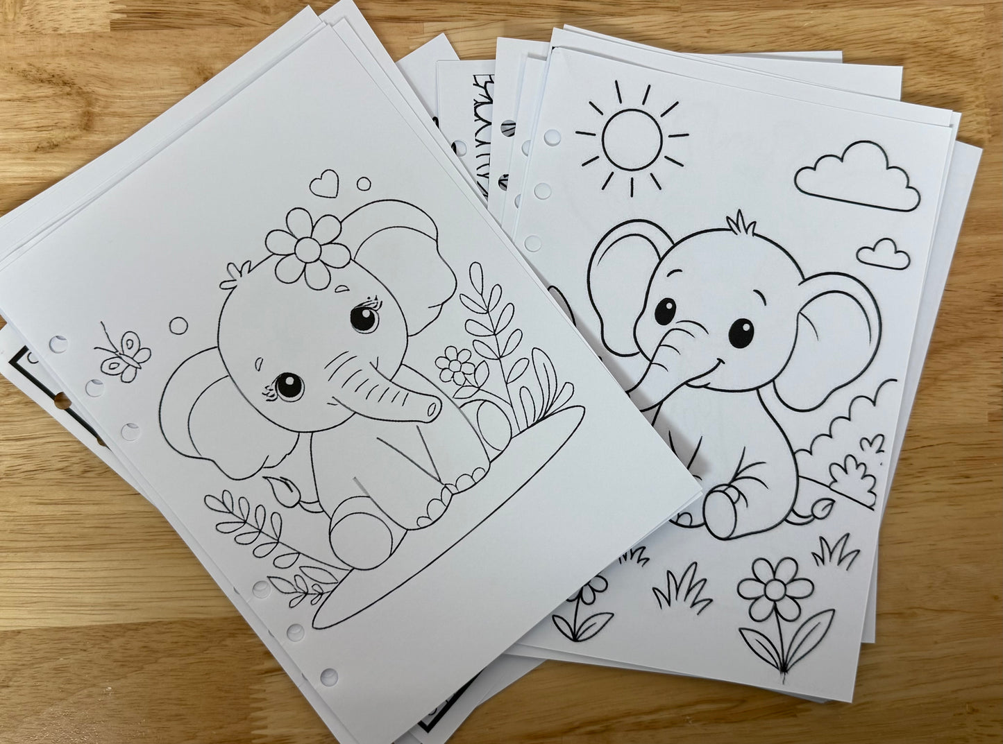 Coloring Page Inserts