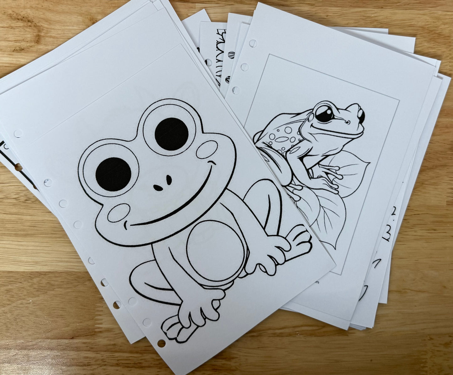 Coloring Page Inserts