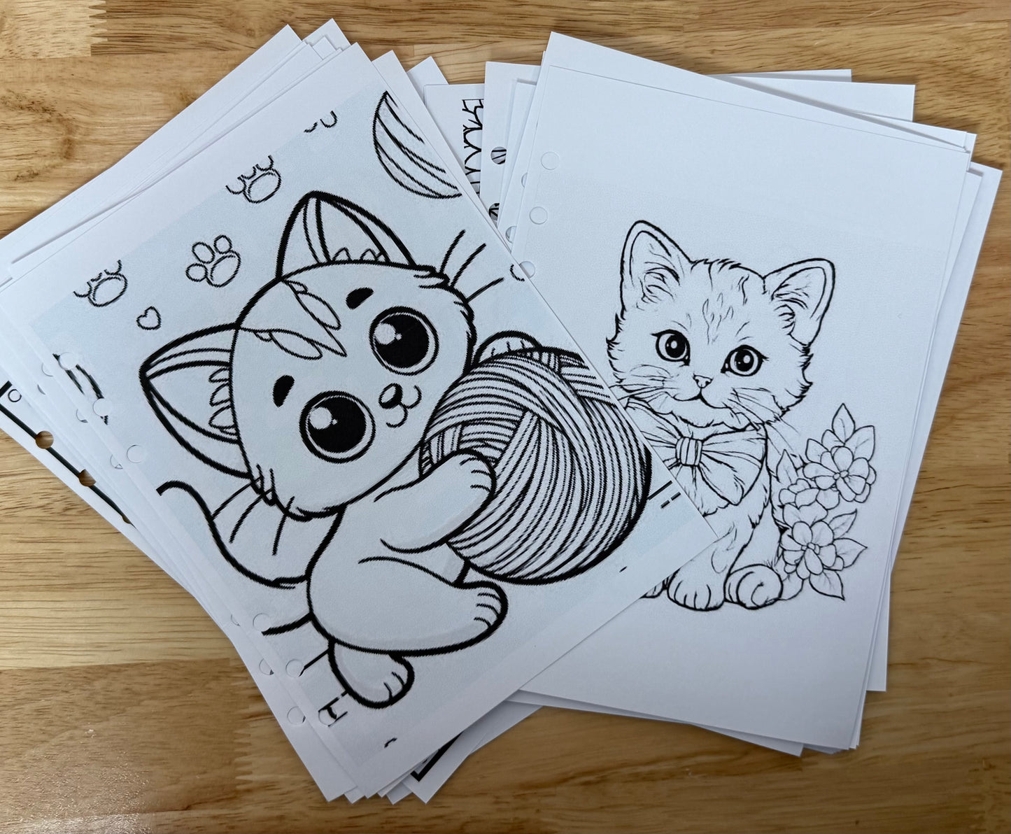 Coloring Page Inserts