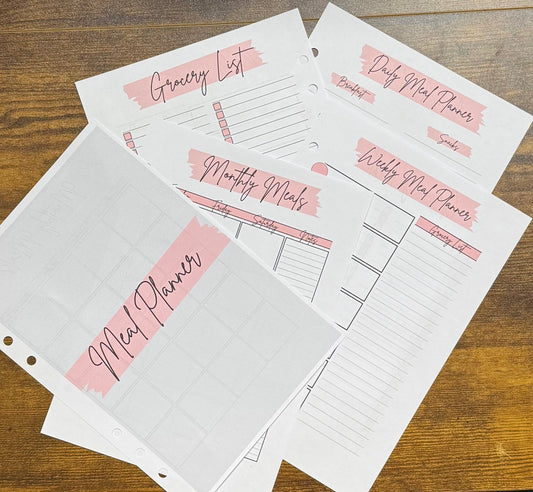 Meal Planner Insert