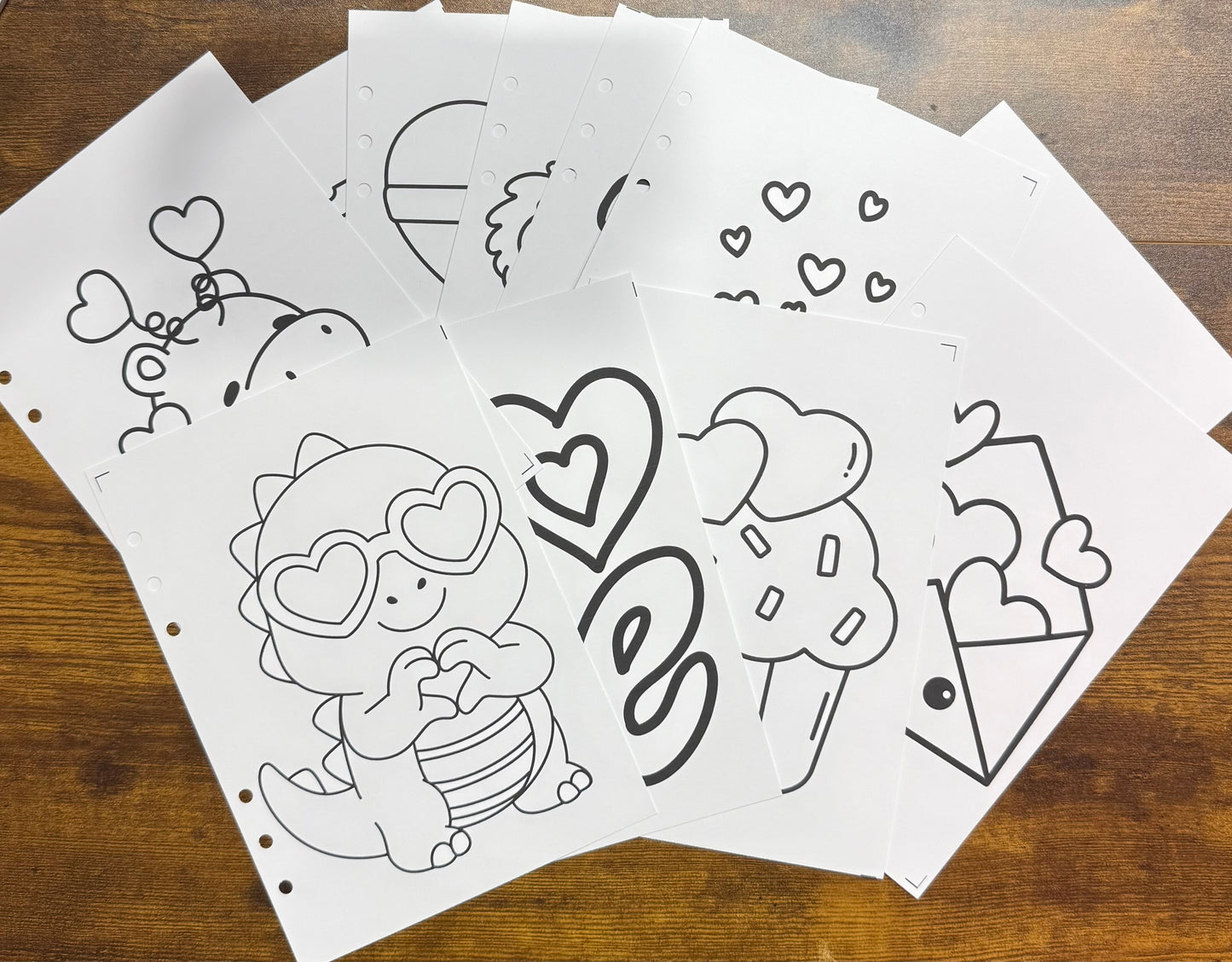 Coloring Page Inserts